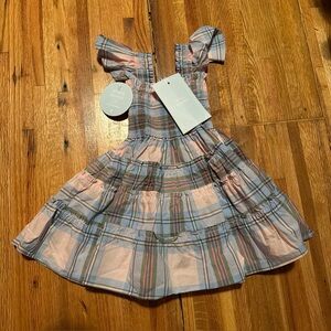 Hill House The Tiny Ellie Nap Dress Spring Plaid New 2T girls toddler